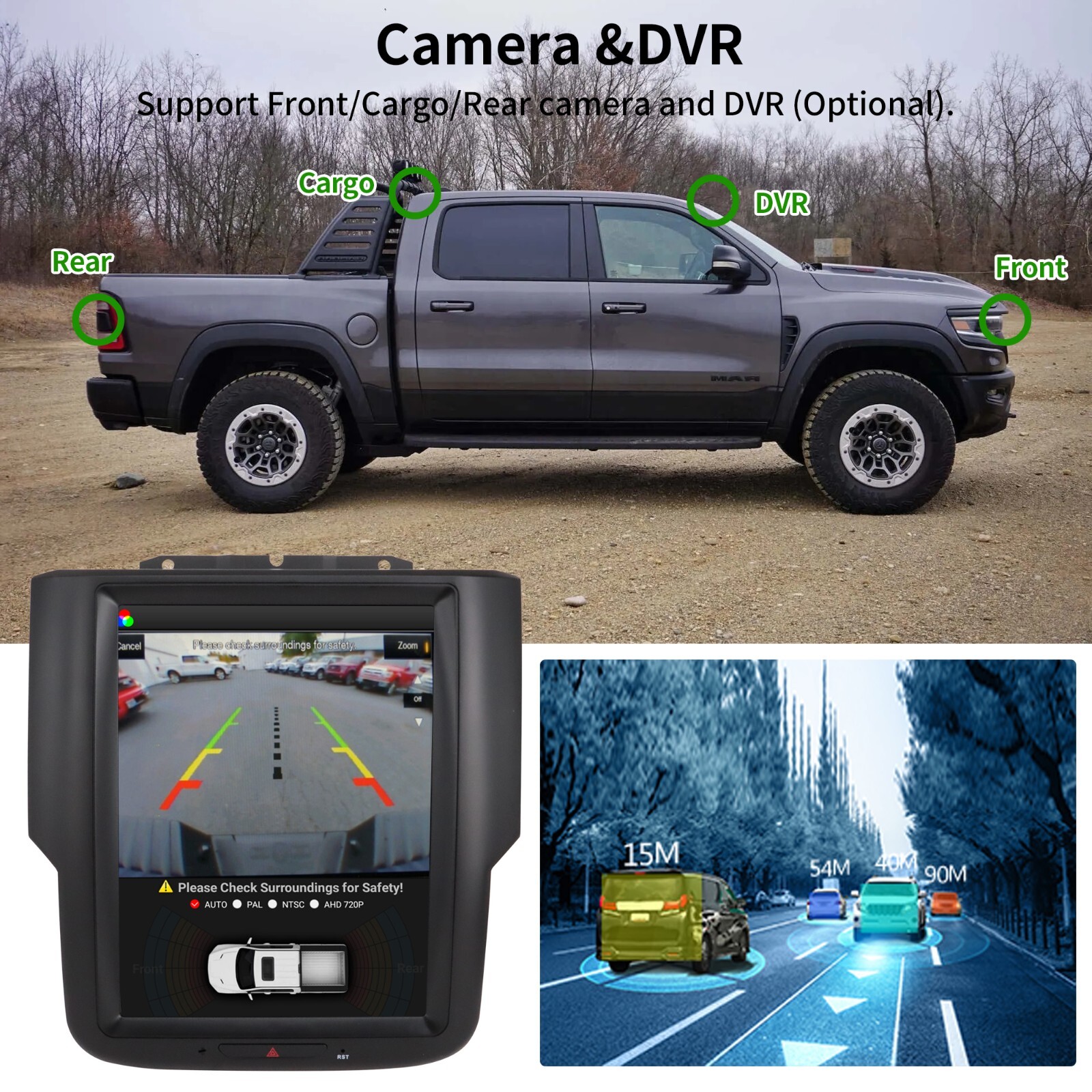 GEN 4 Android Car Radio Stereo For Dodge RAM 1500 2500 3500 2013-2018 GPS Navi