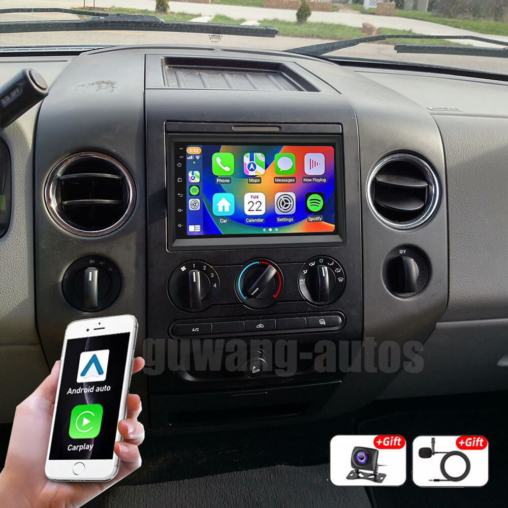 For 2004-2008 Ford F-150 Apple Carplay Car Stereo Radio Android 13 Navi GPS
