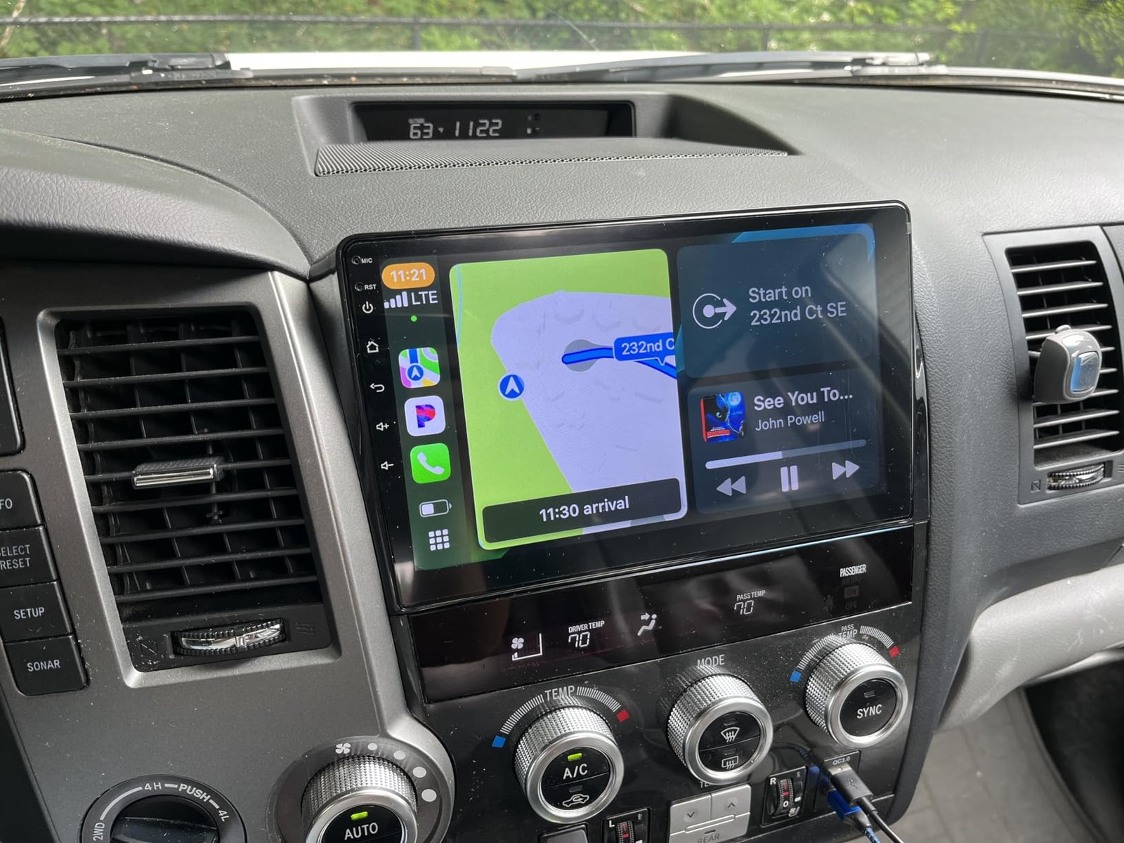 Apple Carplay For Toyota Tundra 2007-2013 Sequoia 2008-2018 Car Stereo SWC Radio