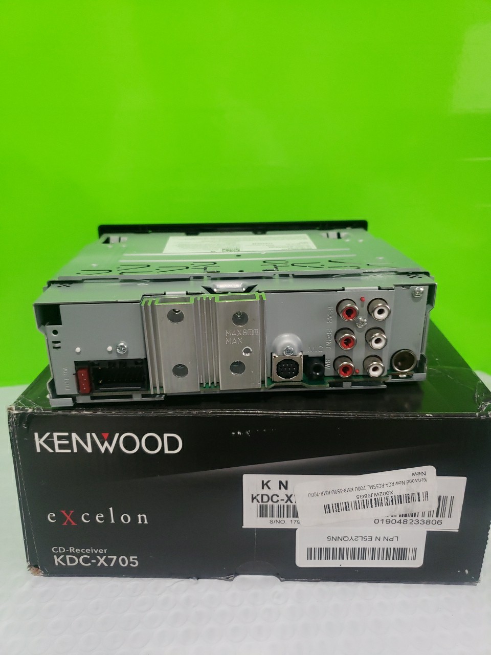 Kenwood KMM-X705 1-DIN Bluetooth Car Stereo Digital Media Receiver SiriusXM Good