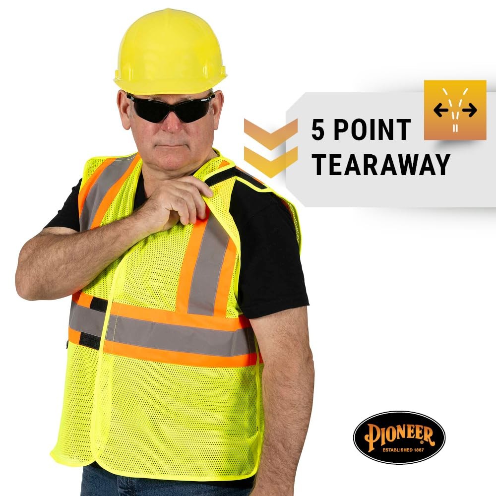 Hi Vis Flame Resistant Vest For Men and Women – Self-Extinguishing FR Mesh – …