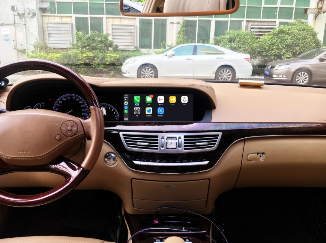 10.25” Car Display Android Stereo CarPlay For Mercedes Benz S Class W221 NTG3.0