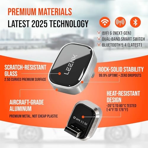 Wireless CarPlay & Android Auto Adapter [2025 Upgrade], Aero-Aluminum Black