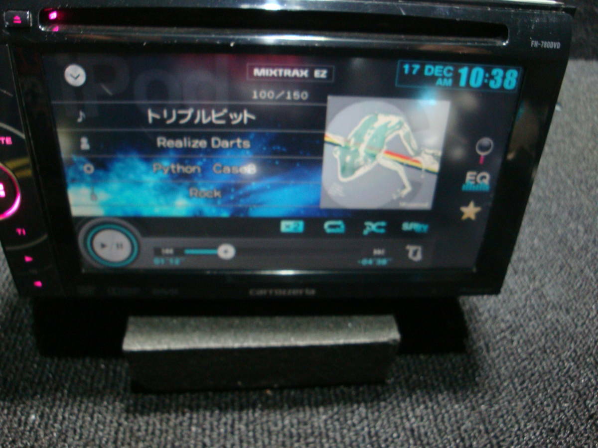 Pioneer Carrozzeria FH-780DVD Double Din Car Deck CD DVD