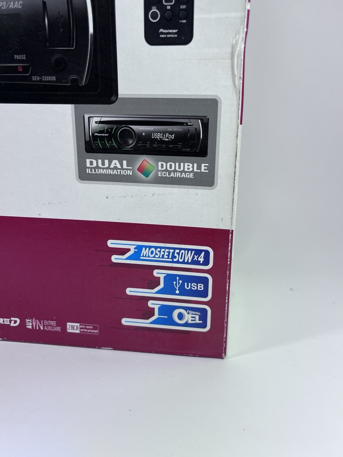 Pioneer DEH-3200UB CD Player/USB In Dash Receiver BRAND NEW