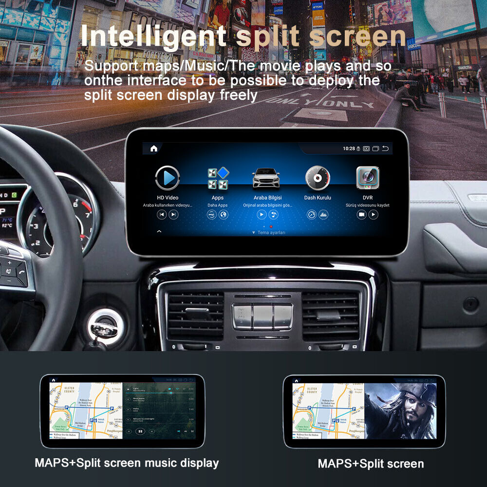 12.3 8+128G Android13 Screen Upgrade CarPlay Mercedes Benz G350 G500 G550 G63
