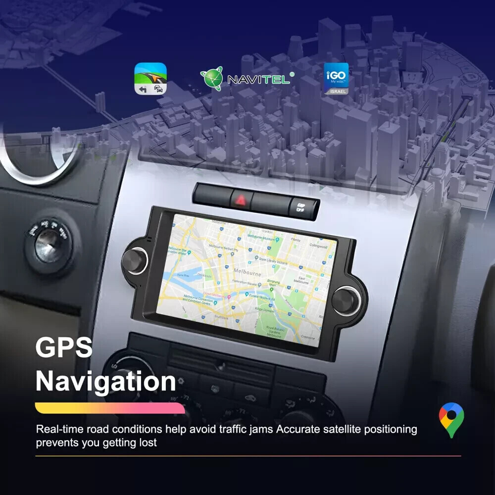 NEW 6.5” HD Car Radio GPS Navigation Android 4+64GB For Dodge Jeep Chrysler