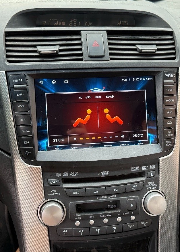 Acura TL 2004-2008 GPS CarPlay Bluetooth 9” Touchscreen