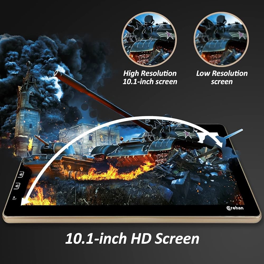 Corehan Double Din Car Stereo 10″ Touchscreen Car Stereo + Bluetooth &Back Camer