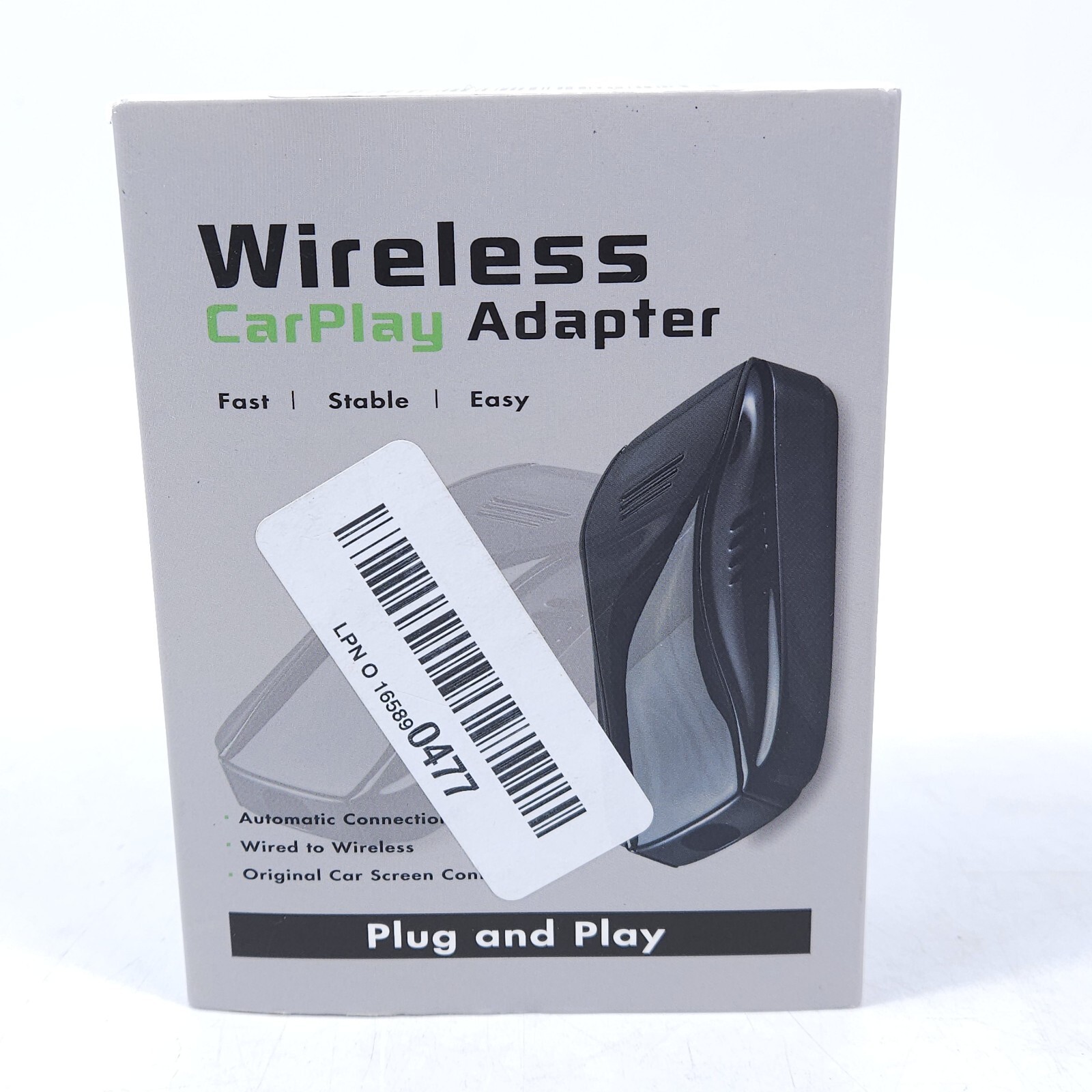 Wireless CarPlay Adapter Compatible with Cars from 2015 and iPhone iOS 10+