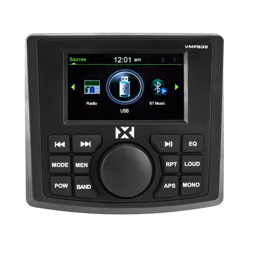 NVX VMPS35 & MVSP8 (x2) Marine Receiver with Bluetooth and Marine Speakers