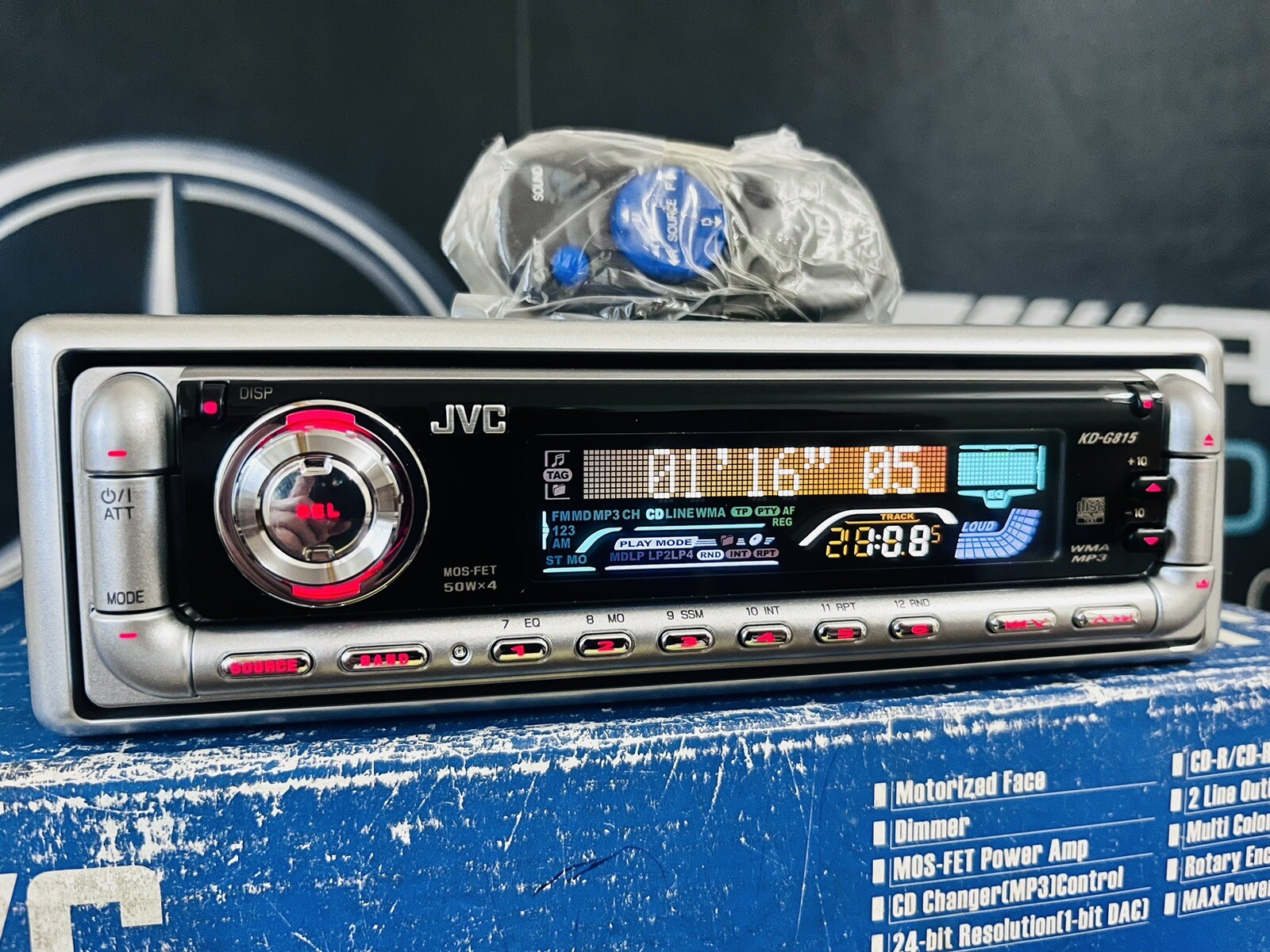 New JVC KD-G815 Car Radio CD Receiver WMA/Mp3 50Wx4 OldTimer