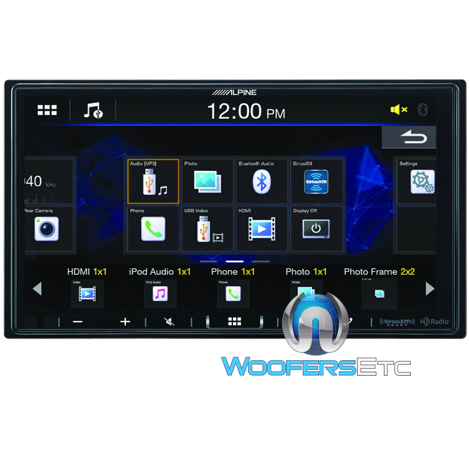 ALPINE ILX-407 DIGITAL MEDIA 7″ ANDROID AUTO APPLE CAR PLAY BLUETOOTH RECEIVER