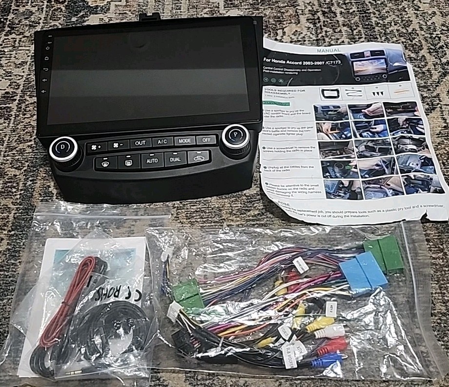 8 Core Car Radio for Honda Accord 2003-2007 10.1 inch HD IPS Touchscreen 4GB+64G