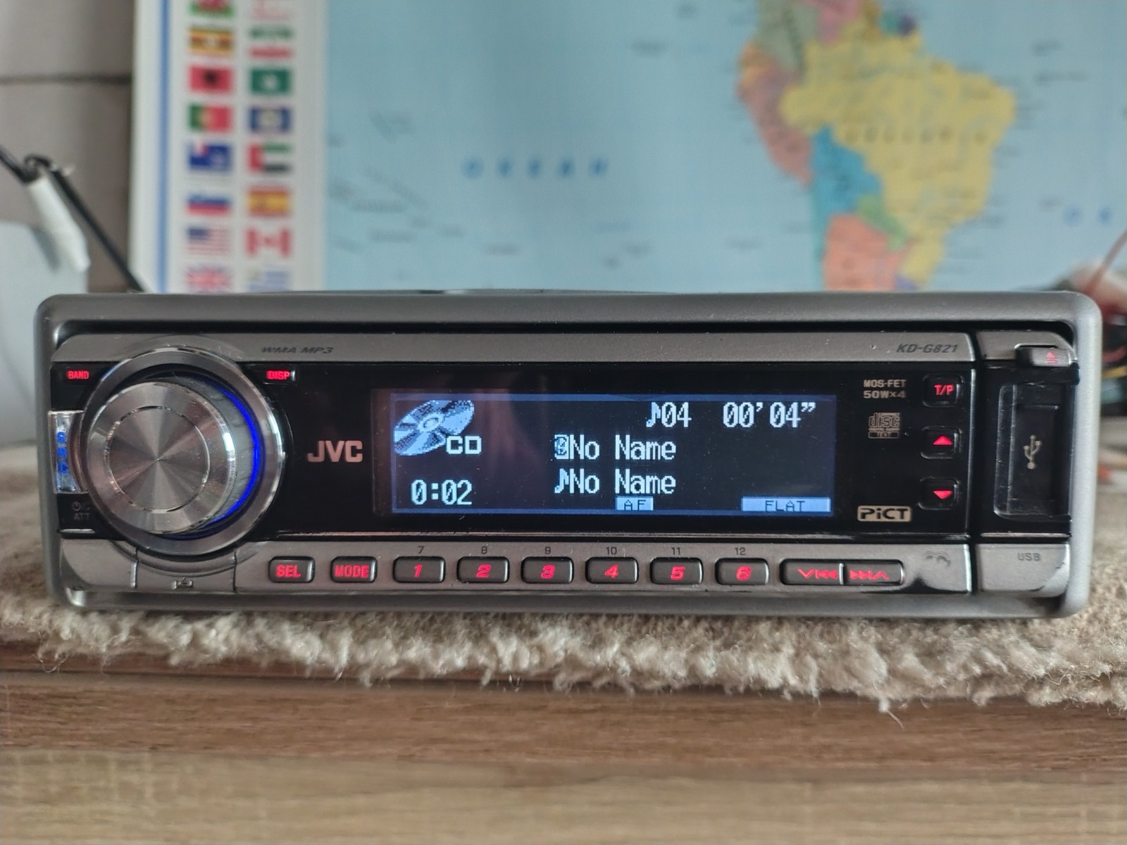 JVC KD-G821 Car Radio Stereo Mobile Media Station Fully Working Great Shape