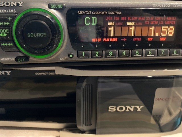 Vintage High Spec SONY XR-C7200 Japan-made w/ Remote Ctl + Box/Cassette Receiver