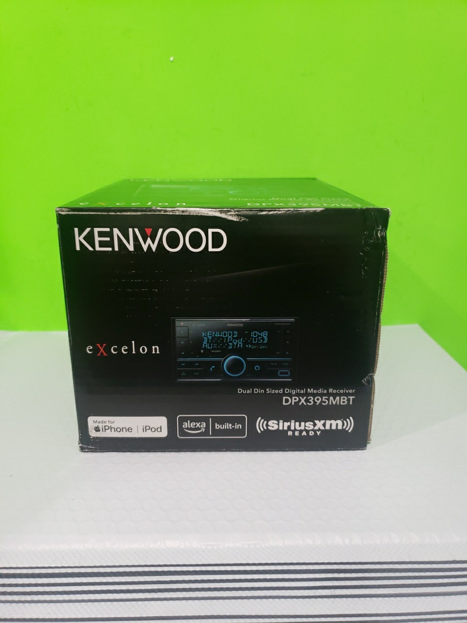 Kenwood DPX395MBT, Double DIN Bluetooth Digital Media Receiver w/ Front USB Open