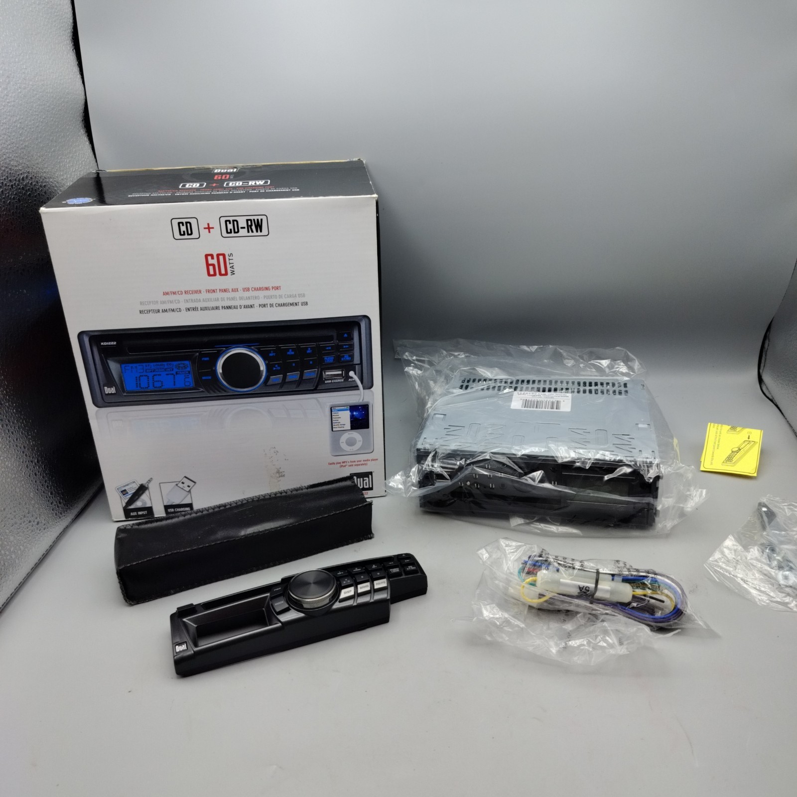 Dual XD1222 AM/FM/CD-RW Car Stereo Brand New Audio Never Installed
