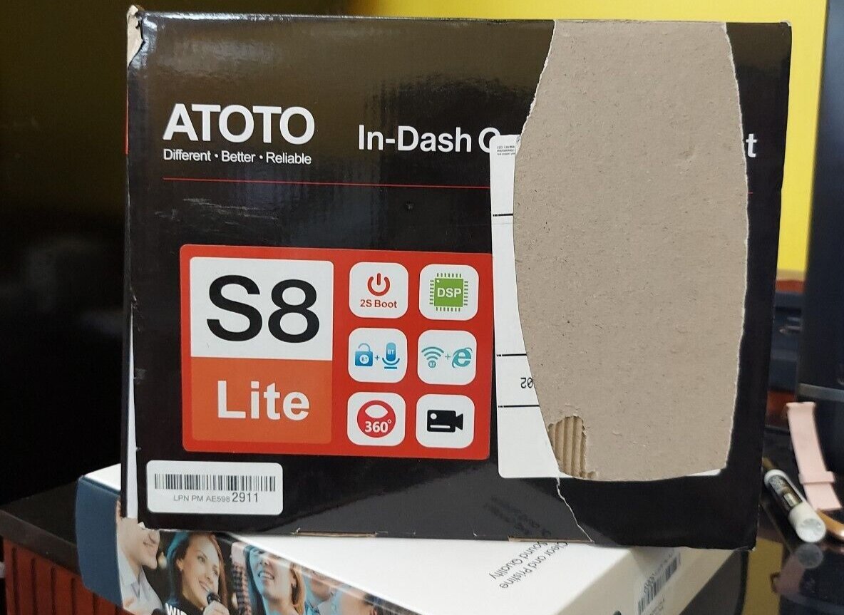 ATOTO S8 Lite 10″ 2DIN Car Stereo-Wireless Android Auto & CarPlay,Dual Bluetooth