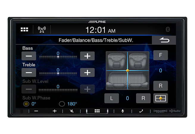 Alpine iLX-407 | 7″ Double DIN Multimedia Receiver + License Plate Camera