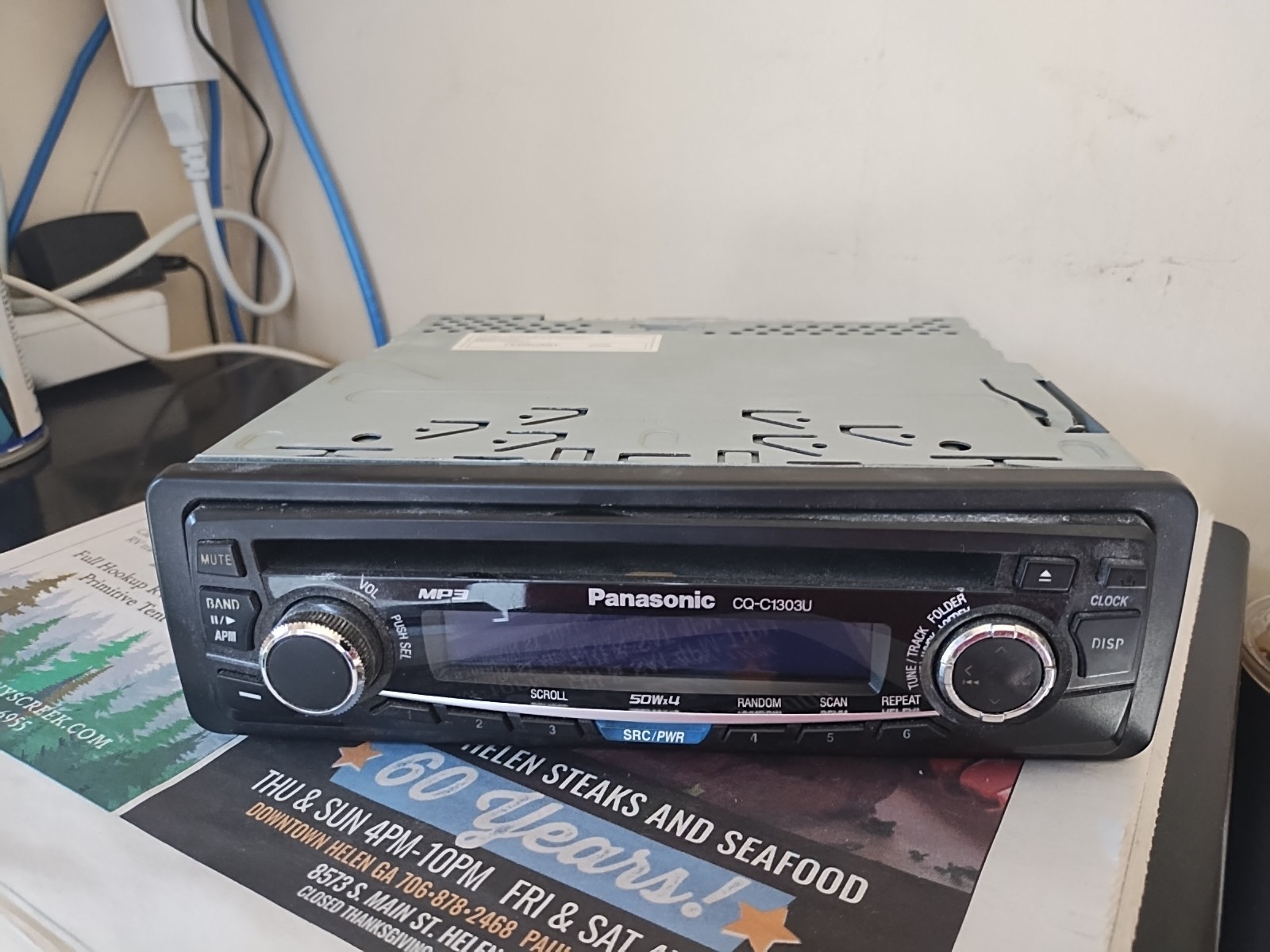 PANASONIC CQ-C1303U CD PLAYER MP3 2006 (YF034C053CA) 50Wx4 AM/FM Scroll Scan SQ