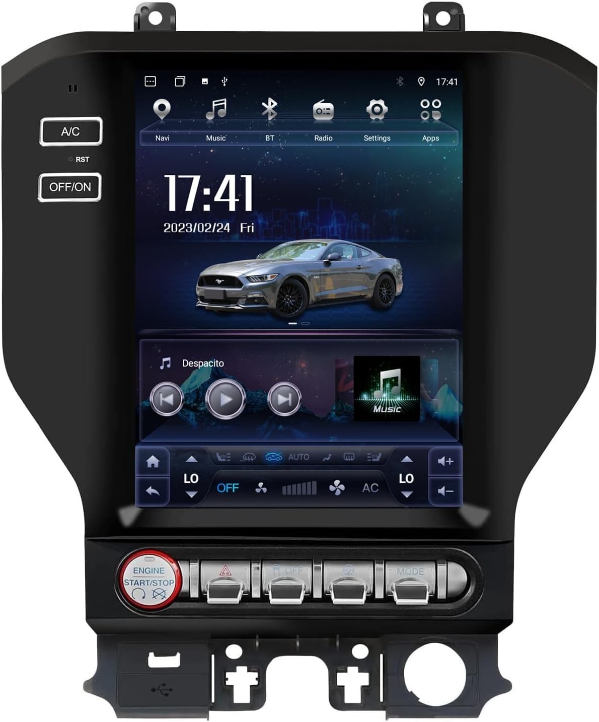 9.7 inch For Ford Mustang Android Car Radio Stereo Touch Screen GPS Navigation