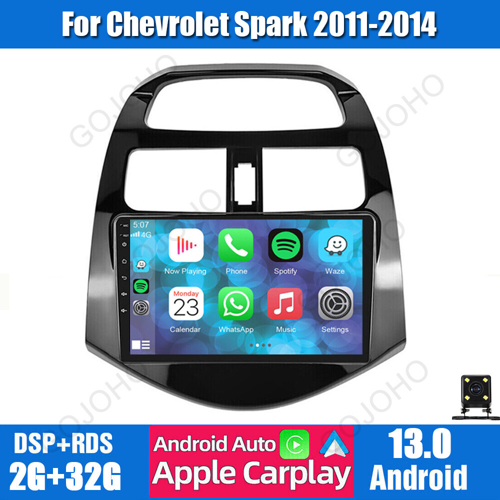 Android 13 For Chevrolet Spark 2011-2014 Car BT Radio Stereo GPS NAVI FM CarPlay
