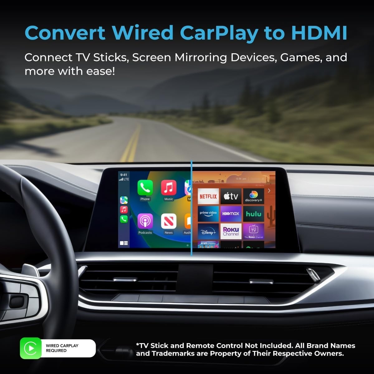 !!!NEW!!! CarPlay TV Adapter – Convert Any Wired CarPlay to Wireless CarPlay