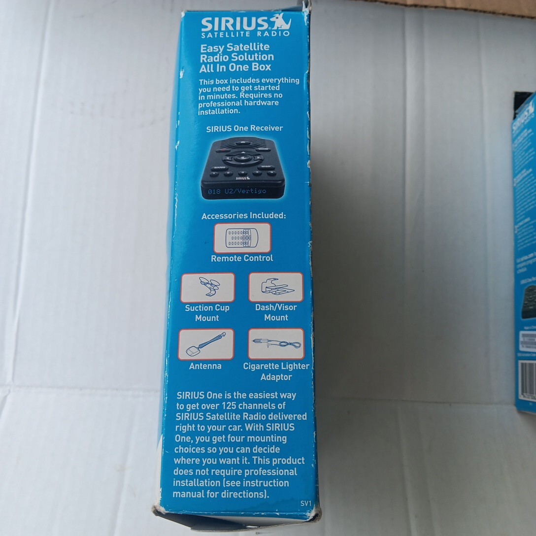 Sirius Satellite Radio Sirius One All-In-One Car Kit with remote NEW OLD STOCK