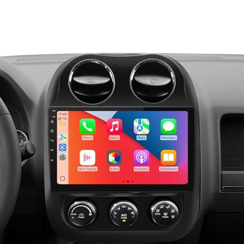 Car Radio for Jeep Compass Patriot 2010-2016, 10.1 inch Touch Screen 2+64G