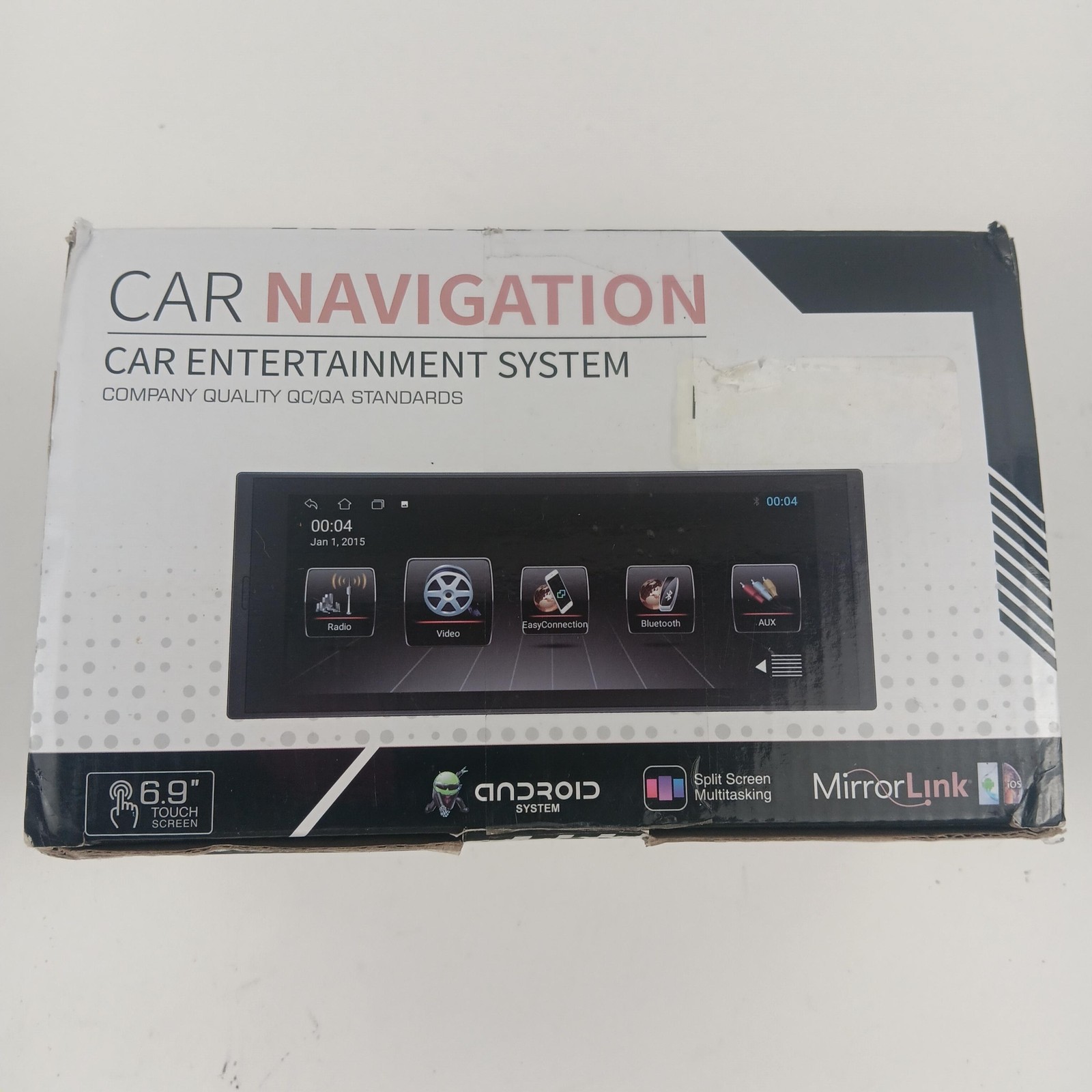 Car Navigation MP5 Player SP7069 Touchscreen 2 DIN Android GPS Bluetooth Black