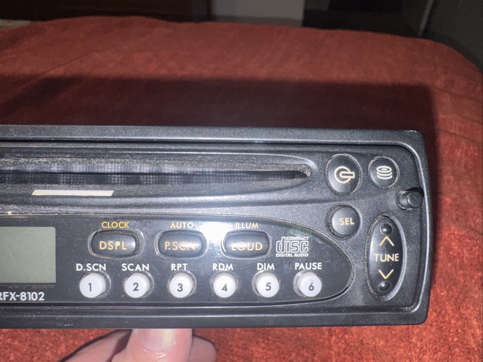 Rockford Fosgate CD Player RFX-8102 Removable Faceplate