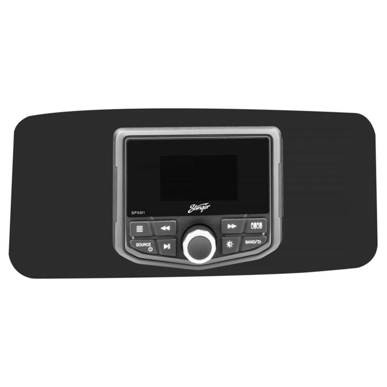 Kicker 46KMC2 Marine Radio With Stinger Marine SEADASH3B 3″ Radio Kit – Black