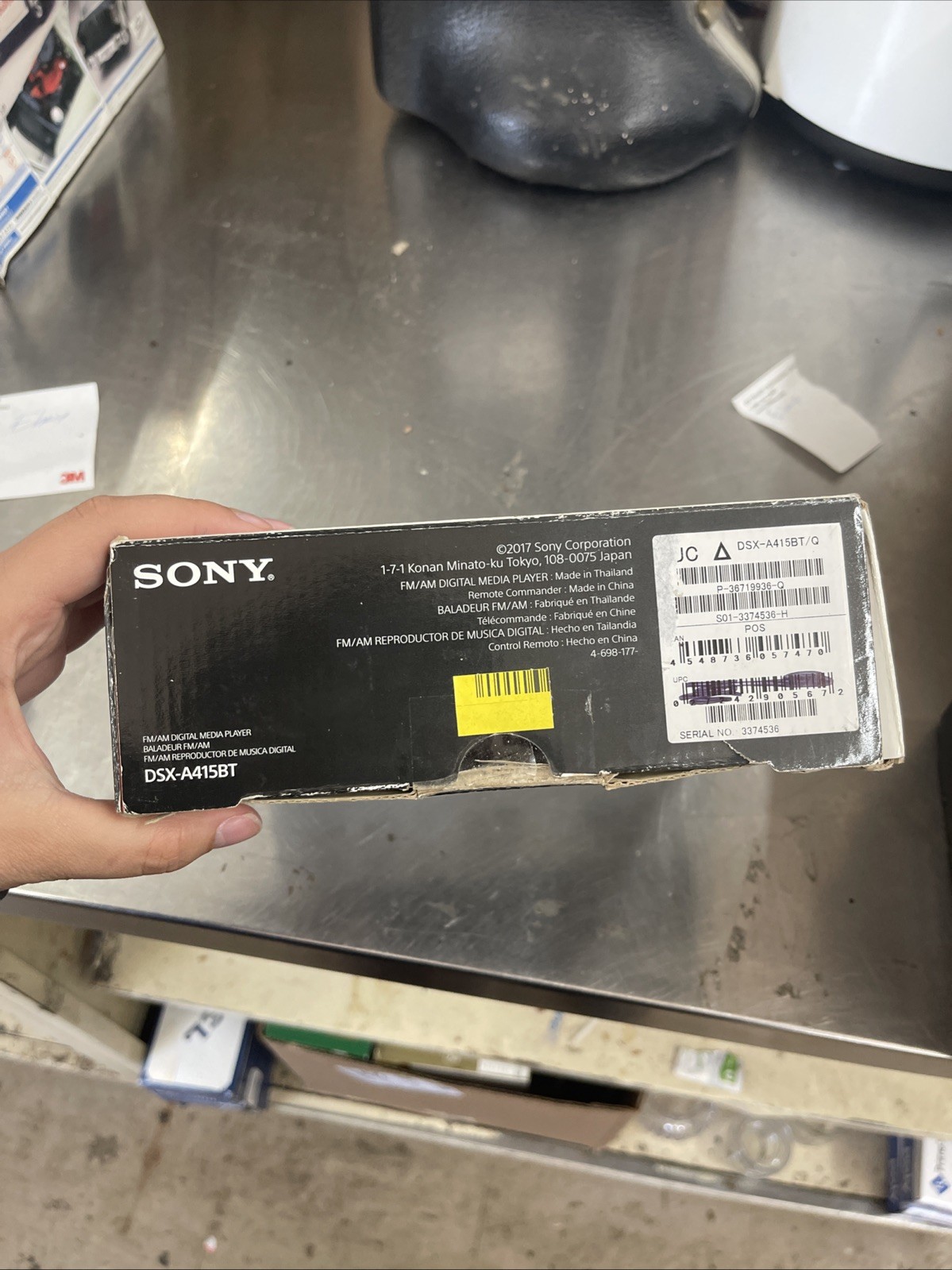 Sony DSX-A415BT, Digital Media Receiver w/ Bluetooth no wiring harness included