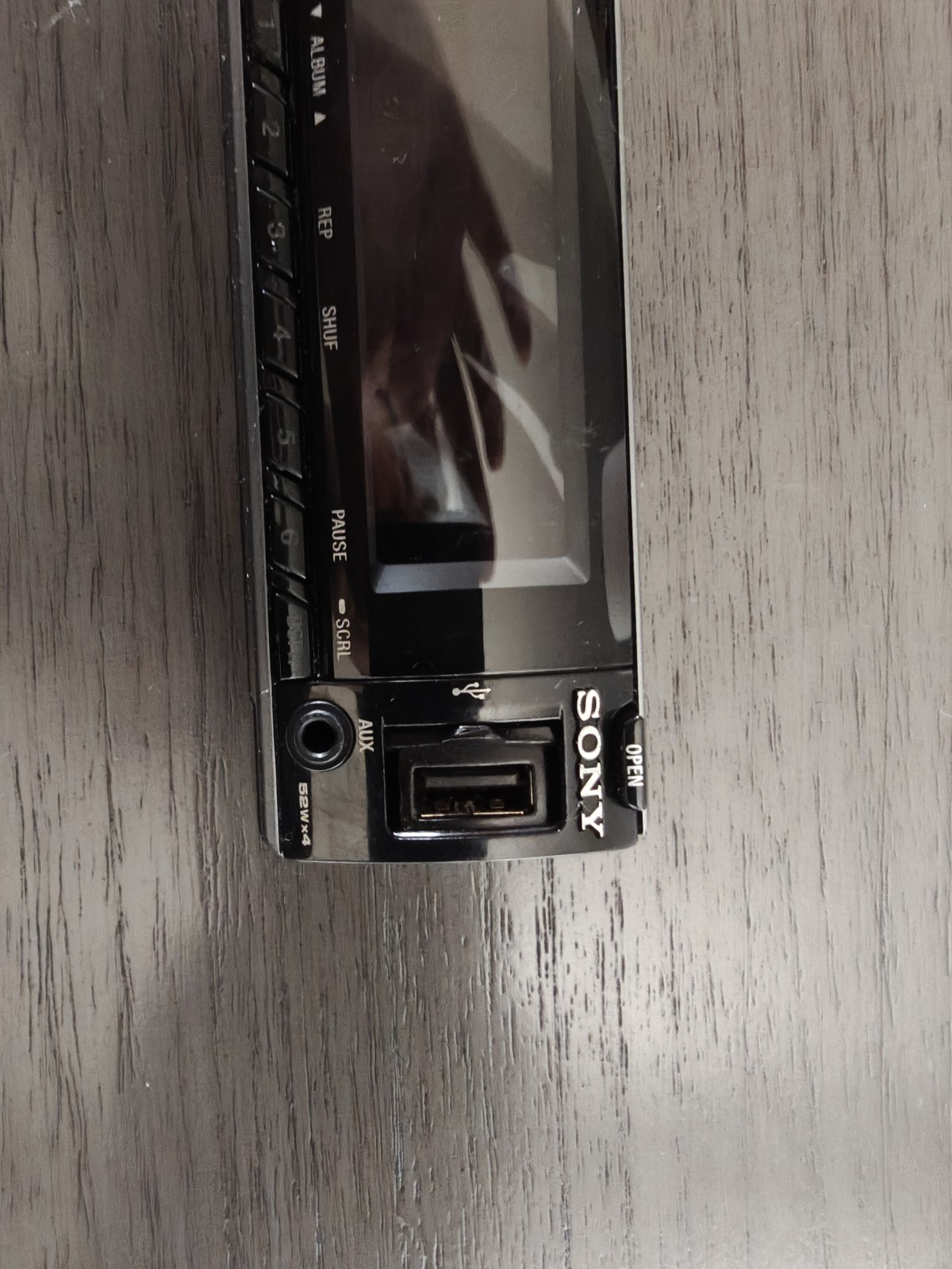 Sony CDX-GT650UI Car Stereo Faceplate Tested And Working