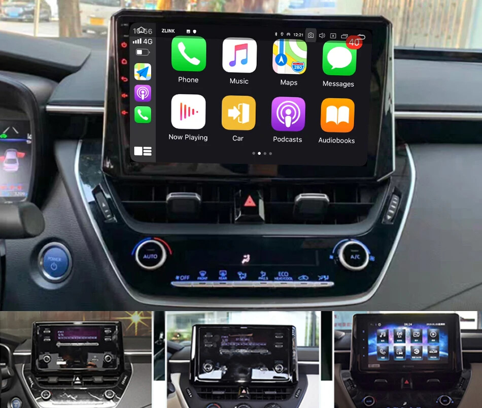 Android 12.0 Carplay Car Stereo Radio GPS Navi For Toyota Corolla 12 2018-2021