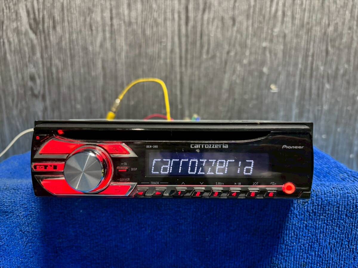 Pioneer Carrozzeria DEH-380 Front AUX CD Receiver Excellent JAPAN