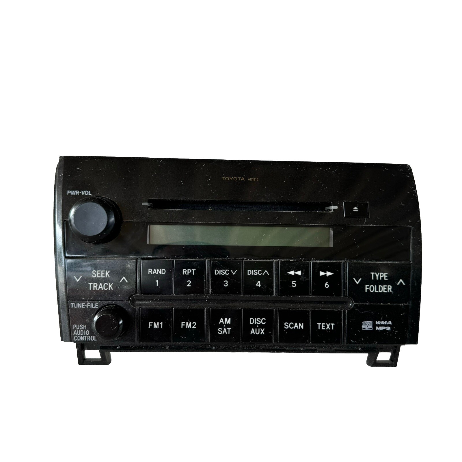 Toyota Tundra OEM In-Dash Stereo CD Player AD1812 86120-0C270 Black