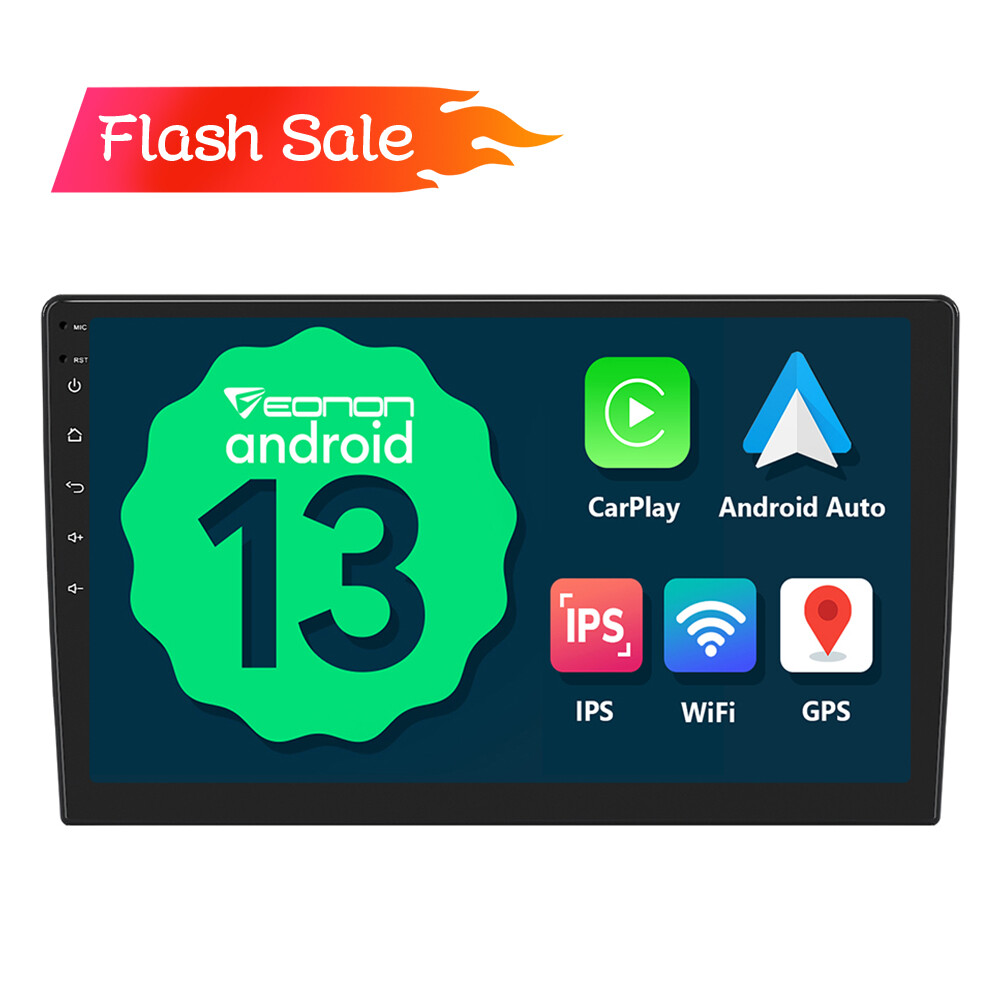 In Dash Double Din 10.1″ Car Stereo Android 13 Radio 2DIN Head Unit GPS CarPlay