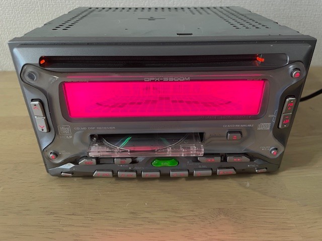 Kenwood DPX-5300M 2DIN Car Audio CD MD Player Operation Confirmed Very Good