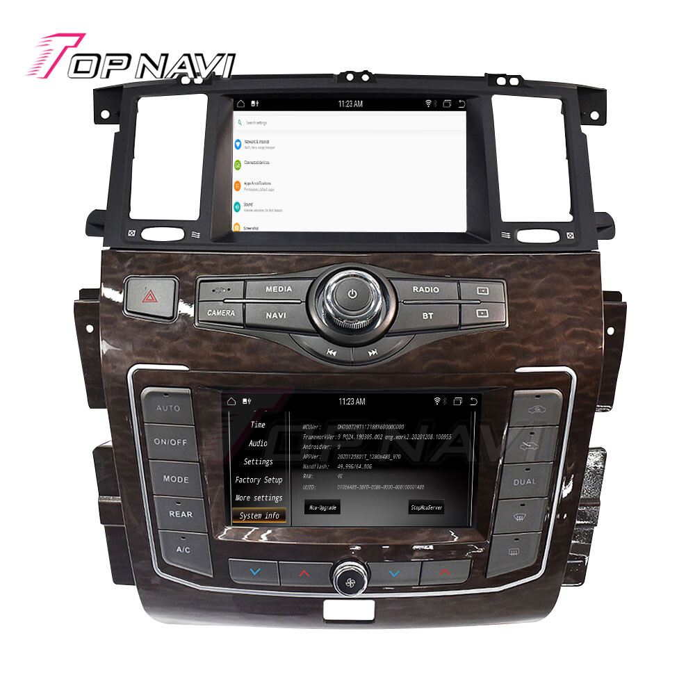 Androind 13.0 Car Stereo for Nissan Patrol Y62 2010-2020 Media GPS Navi WIFI 4G