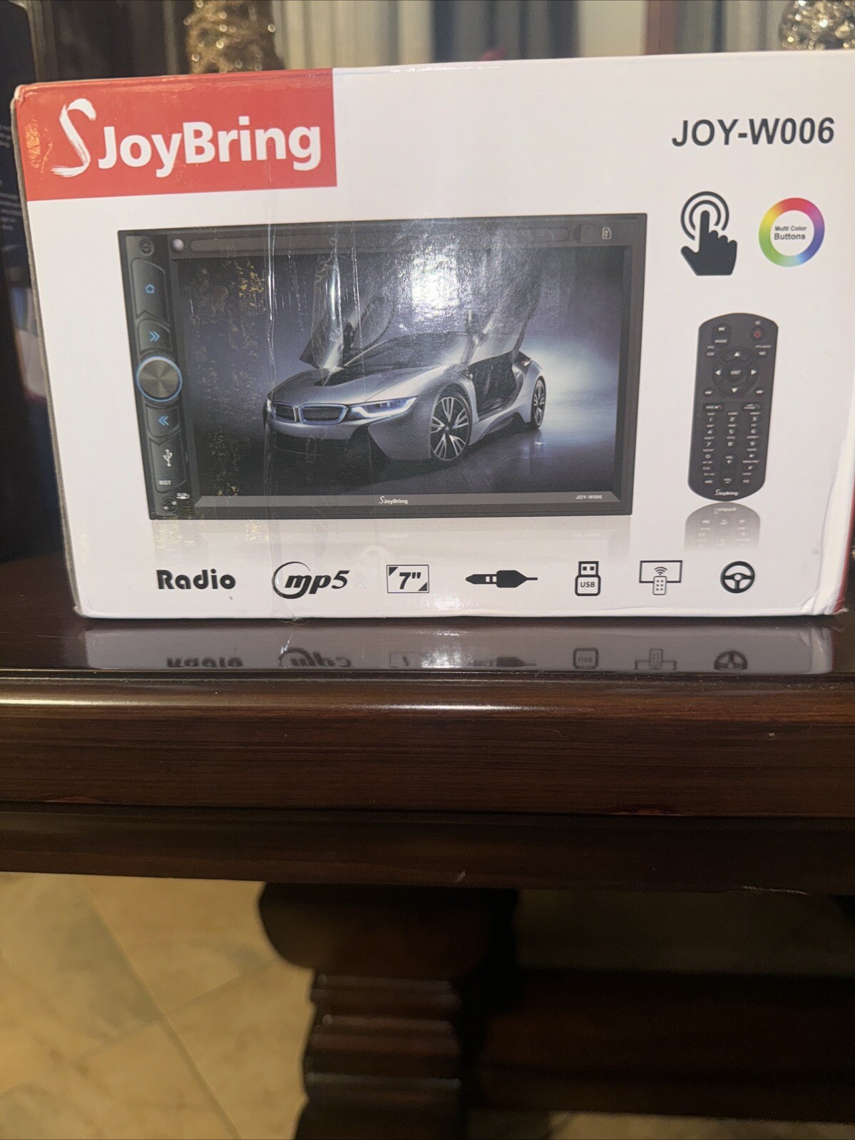 JoyBring JOY-W006 Black Stereo 7″HD With Hardware