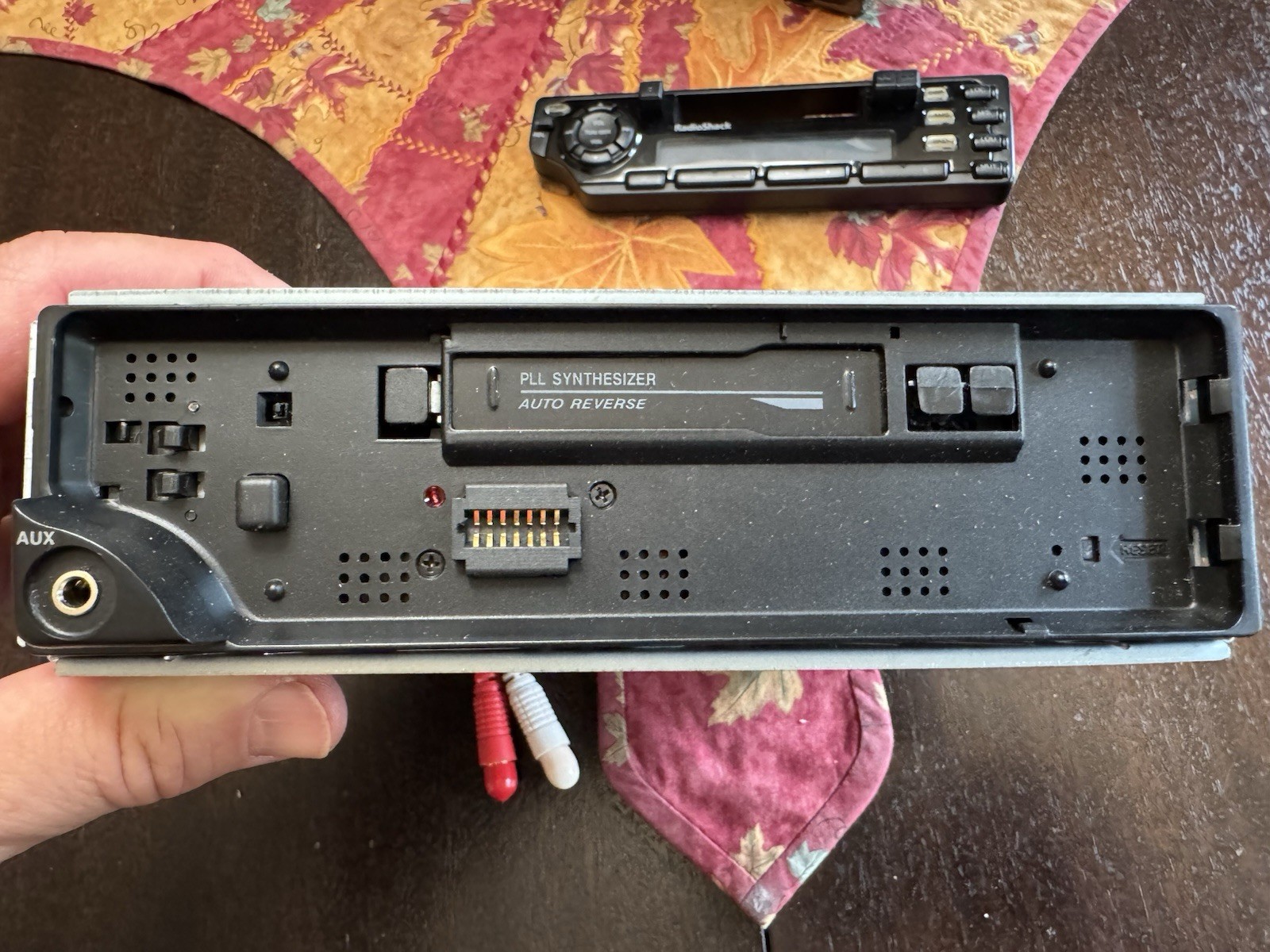 RadioShack AM/FM Stereo Cassette Player Detachable Face Plate 12-2118 Watch Vid