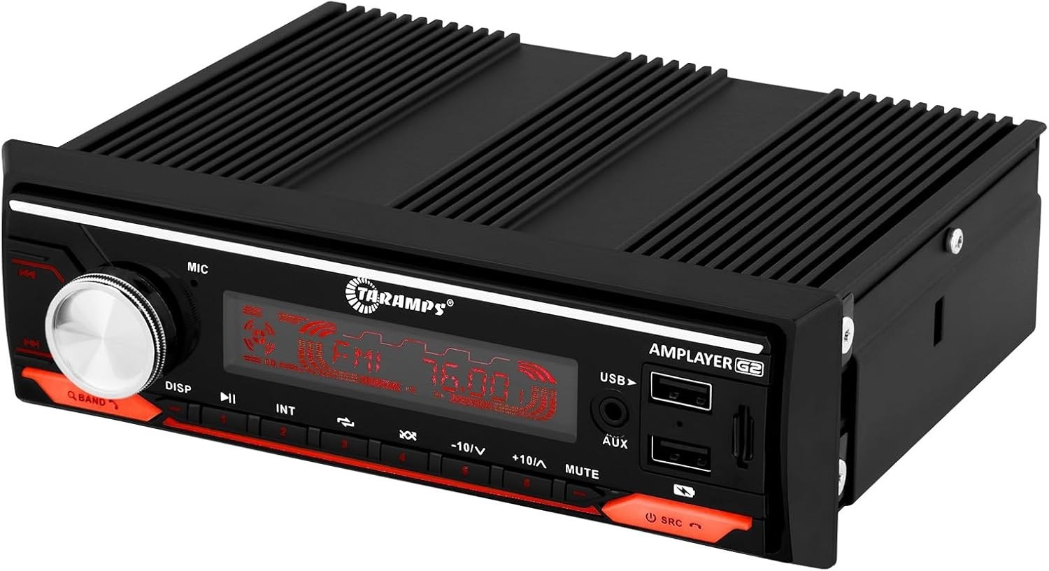 Taramps Amplayer Audio Processor G2 2 Ohm 400W RMS Compact RGB Bluetooth Stereo