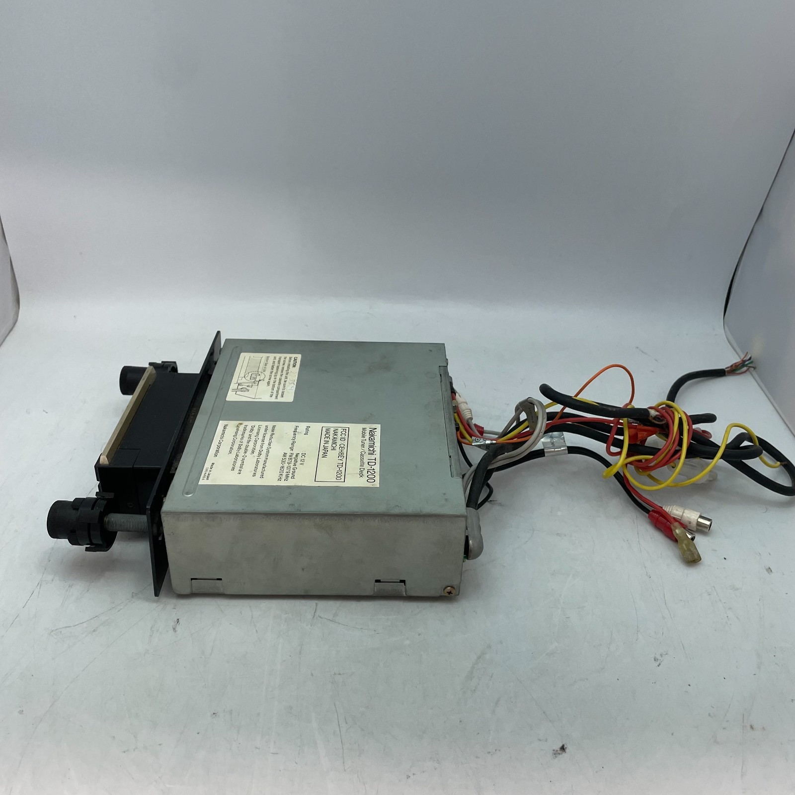 Nakamichi Model TD-1200 Car Audio Mobile Tuner/Cassette Deck TESTED FOR PARTS