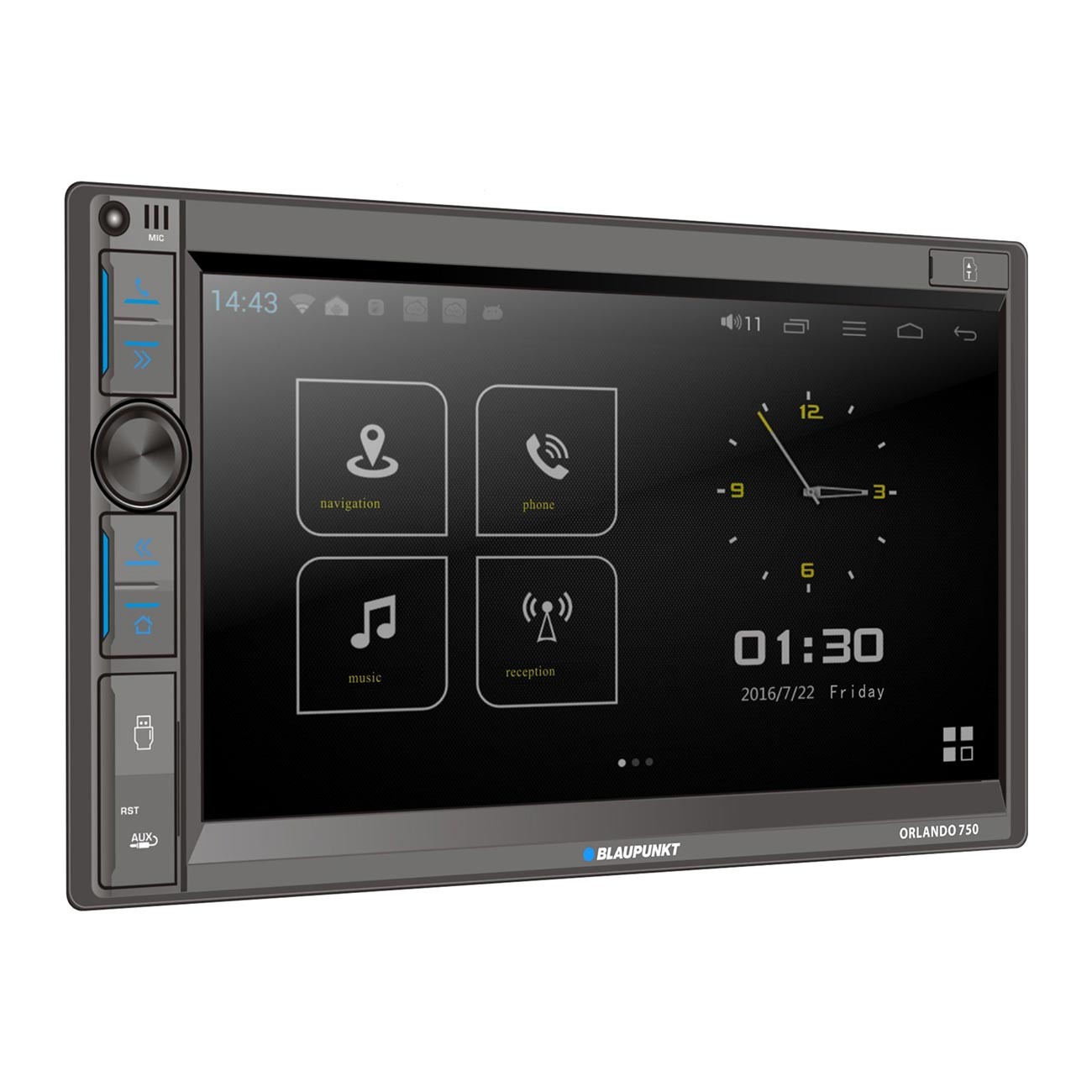 BLAUPUNKT ORLANDO750 Car Stereo – 6.9″ Touchscreen, Wireless Apple CarPlay, W…