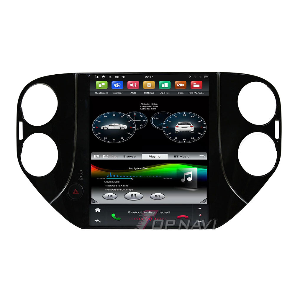 Car Stereo Radio For VW Tiguan 2010-2016 Auto GPS Navi WIFI 4G BT Androind 11