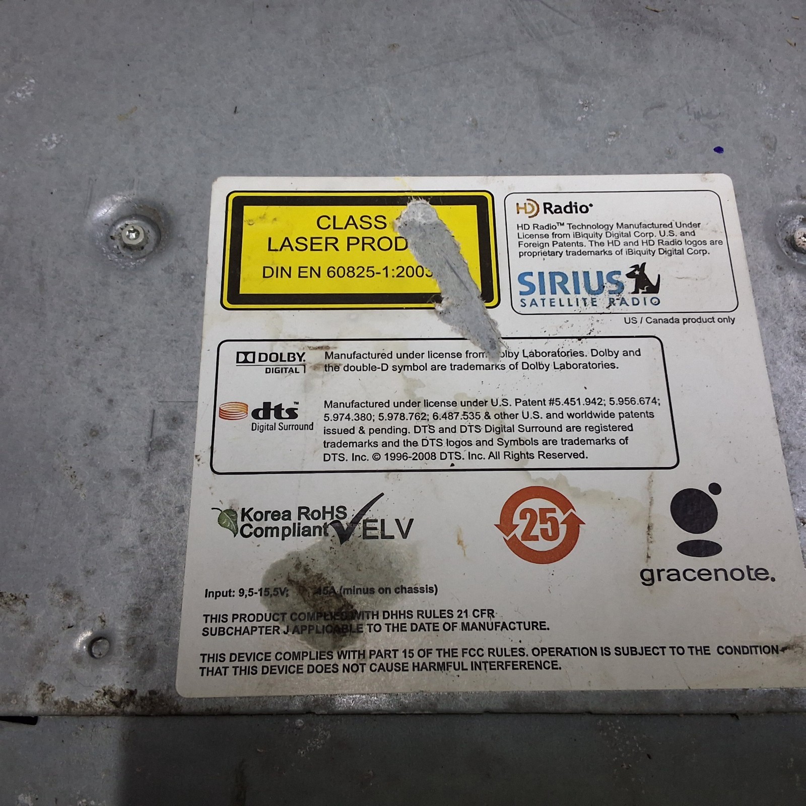 10 11 12 13 BMW X5 AM FM XM CD navigation radio OEM C1927318302