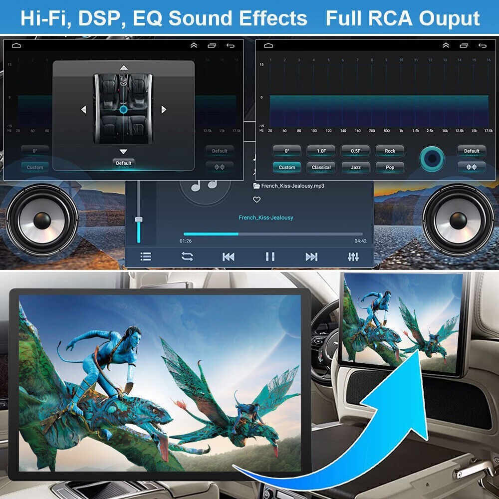 13″ Car Stereo Radio Octa Core 4+64G Carplay For Ford F150 2009 -2014 F-150