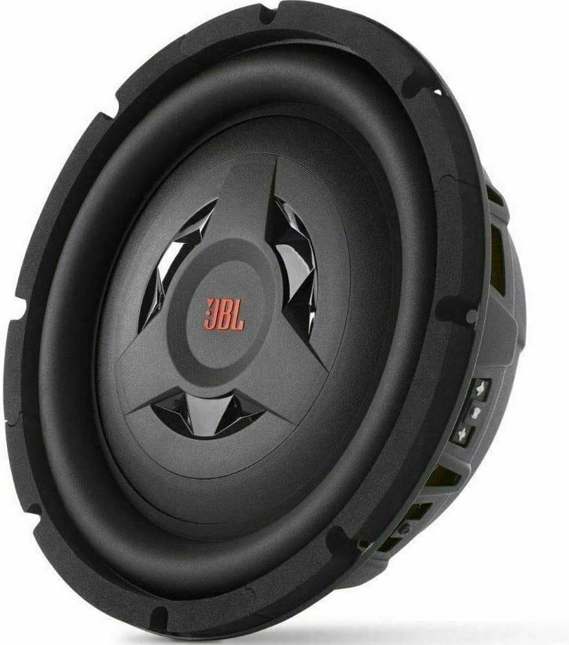 JBL Club WS1000 800W 10″ 2 or 4-Ohm Selectable Shallow-mount Car Subwoofer